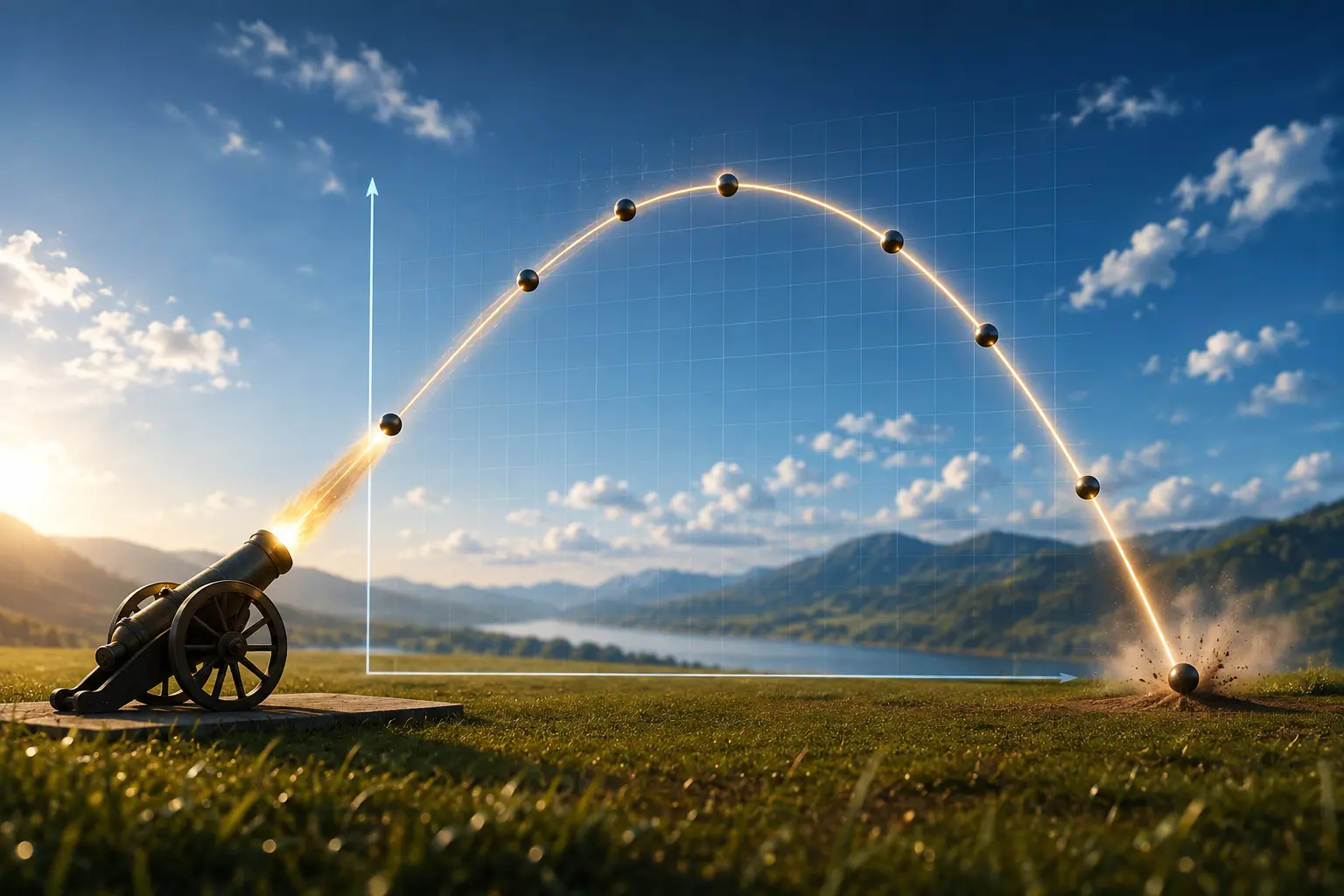 Projectile Motion Explained: Theory, Formulas, and Interactive Simulation